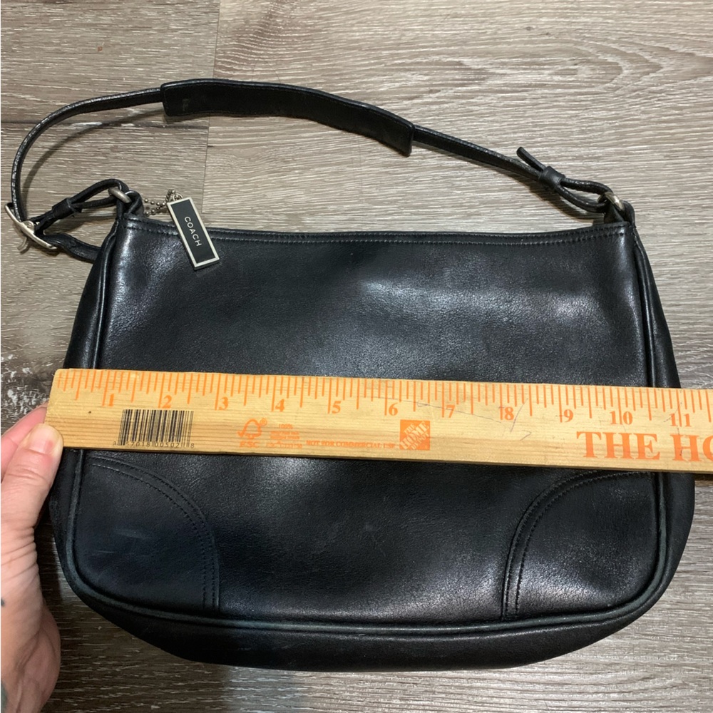 Coach black leather shoulder bag kok-8148 - Picture 8 of 9